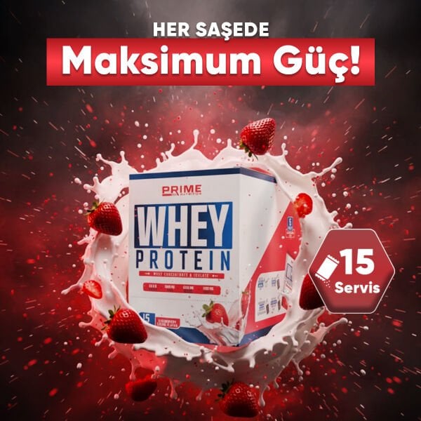 PRİME NUTRİTİON WHEY PORTEİN 33 GR X 15 ŞAŞE