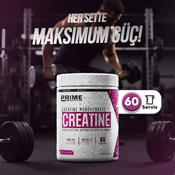 PRİME NUTRİTİON CREATİNE 300 GRAM - 60 SERVİS