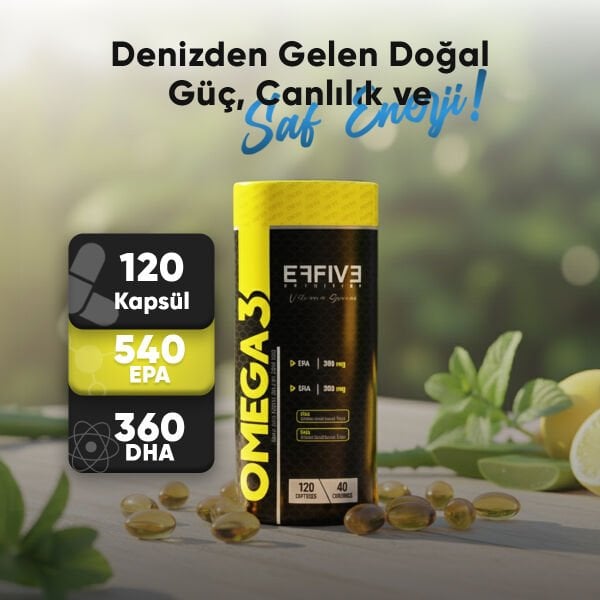 EFFİVE OMEGA-3 - 120 KAPSÜL