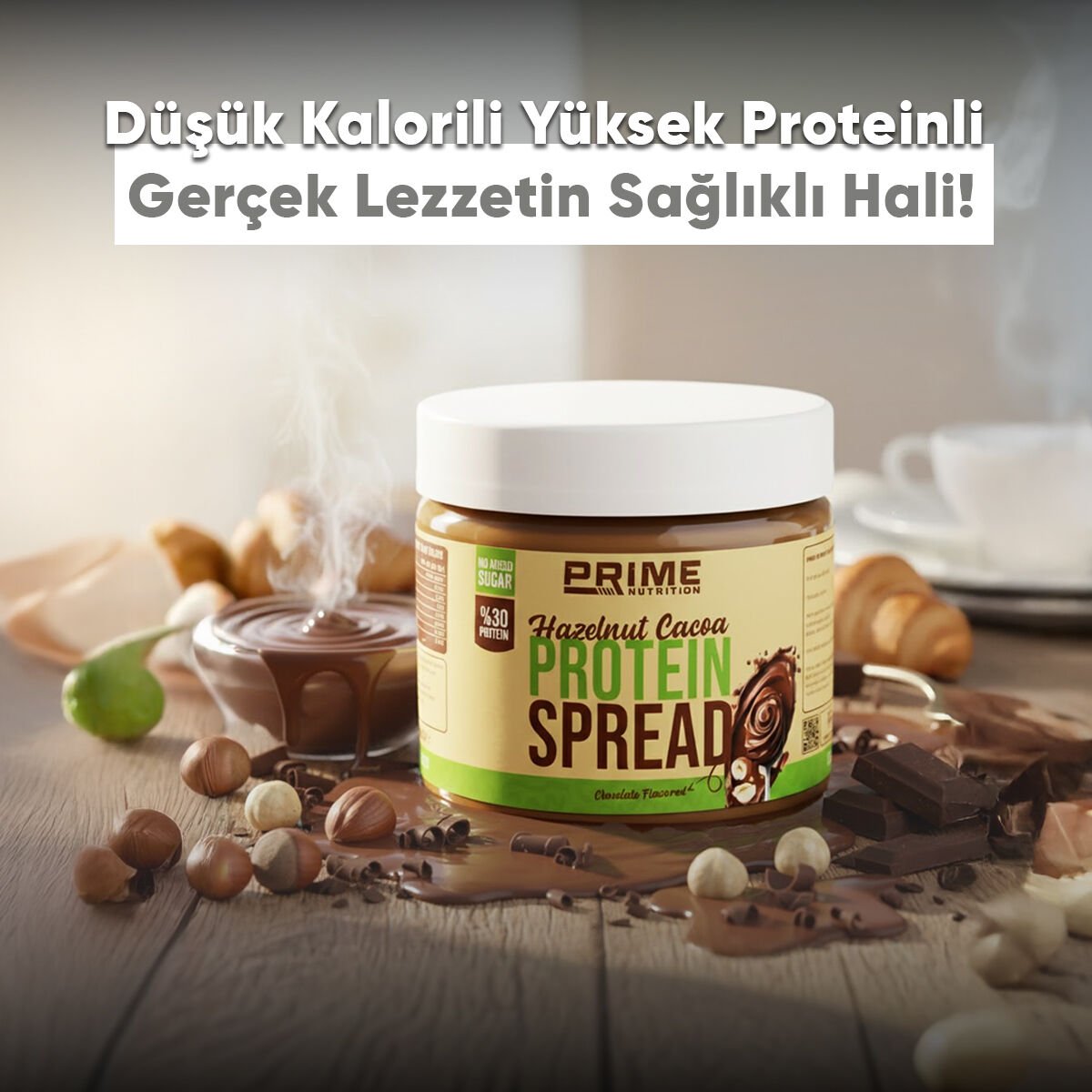 PRİME NUTRİTİON HAZELNUT CACOA SPREAD ÇİKOLATA FINDIK 350 GR