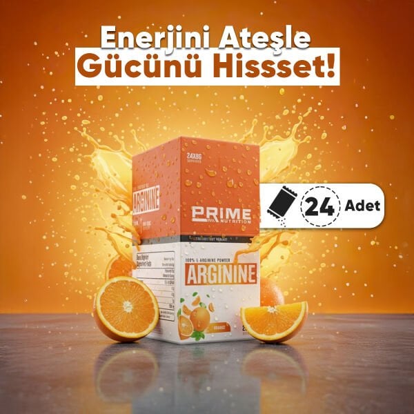 PRİME NUTRİTİON L-ARGİNİNE 192 GR (8 GR)- 24 ADET