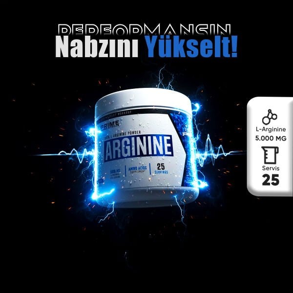 PRİME NUTRİTİON L-ARGİNİNE 125 GR - 25 SERVİS