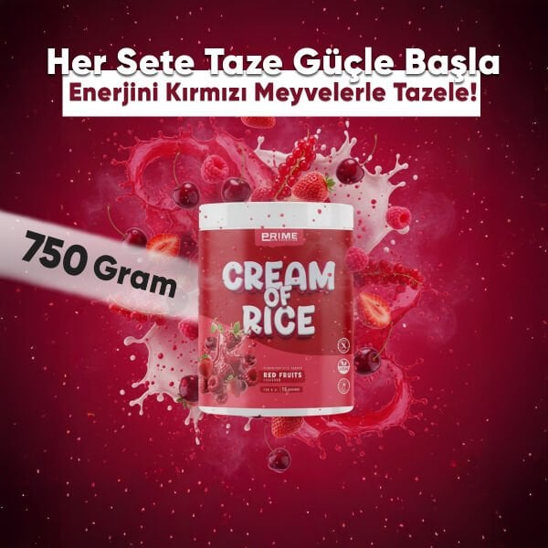 PRİME NUTRİTİON CREAM OF RİCE 750 GR