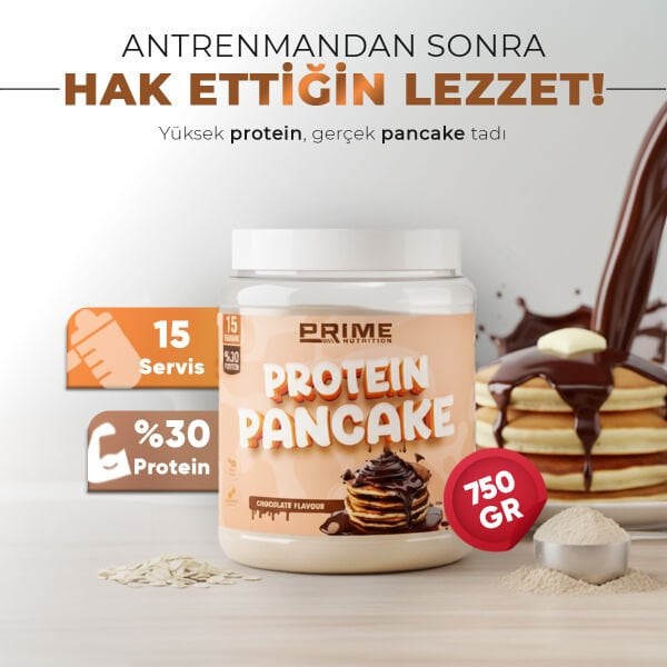 PRİME NUTRİTİON PROTEİN PANCAKE 750 GR - 15 SERVİS