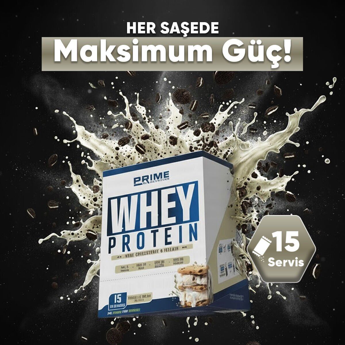 PRİME NUTRİTİON WHEY PROTEİN 33 GR X 15 SAŞE