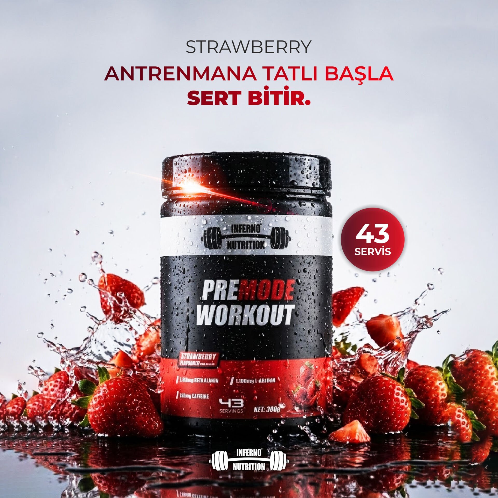INFERNO NUTRATION PRE WORKOUT (43 SERVİS)
