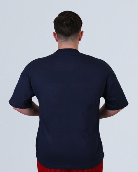 LACİVERT OVERSİZE TİŞÖRT