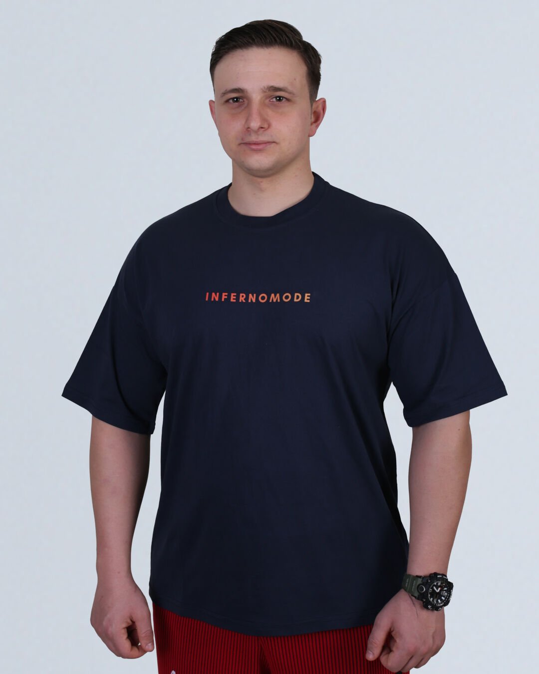 LACİVERT OVERSİZE TİŞÖRT