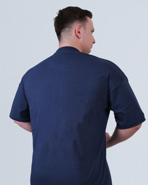 LACİVERT OVERSİZE TİŞÖRT