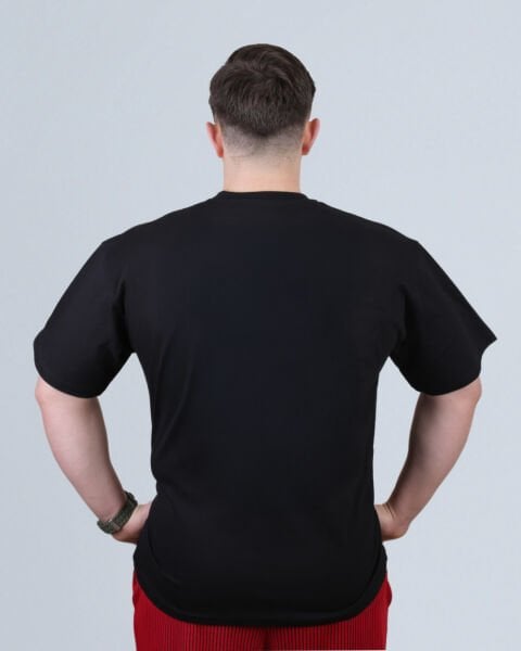 SİYAH OVERSİZE TİŞÖRT