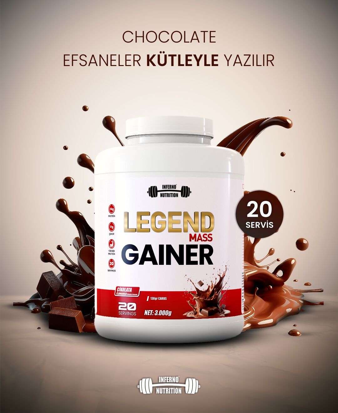 INFERNONURITION GAİNER (20 SERVİS)