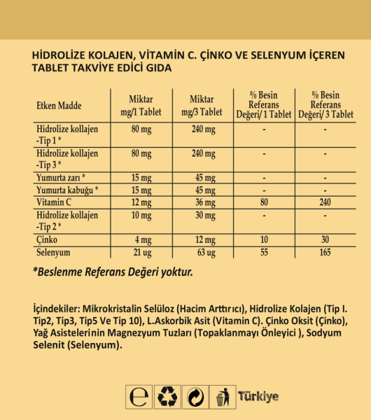 INFERNONUTRITION COLLAGEN (60 SERVİS)