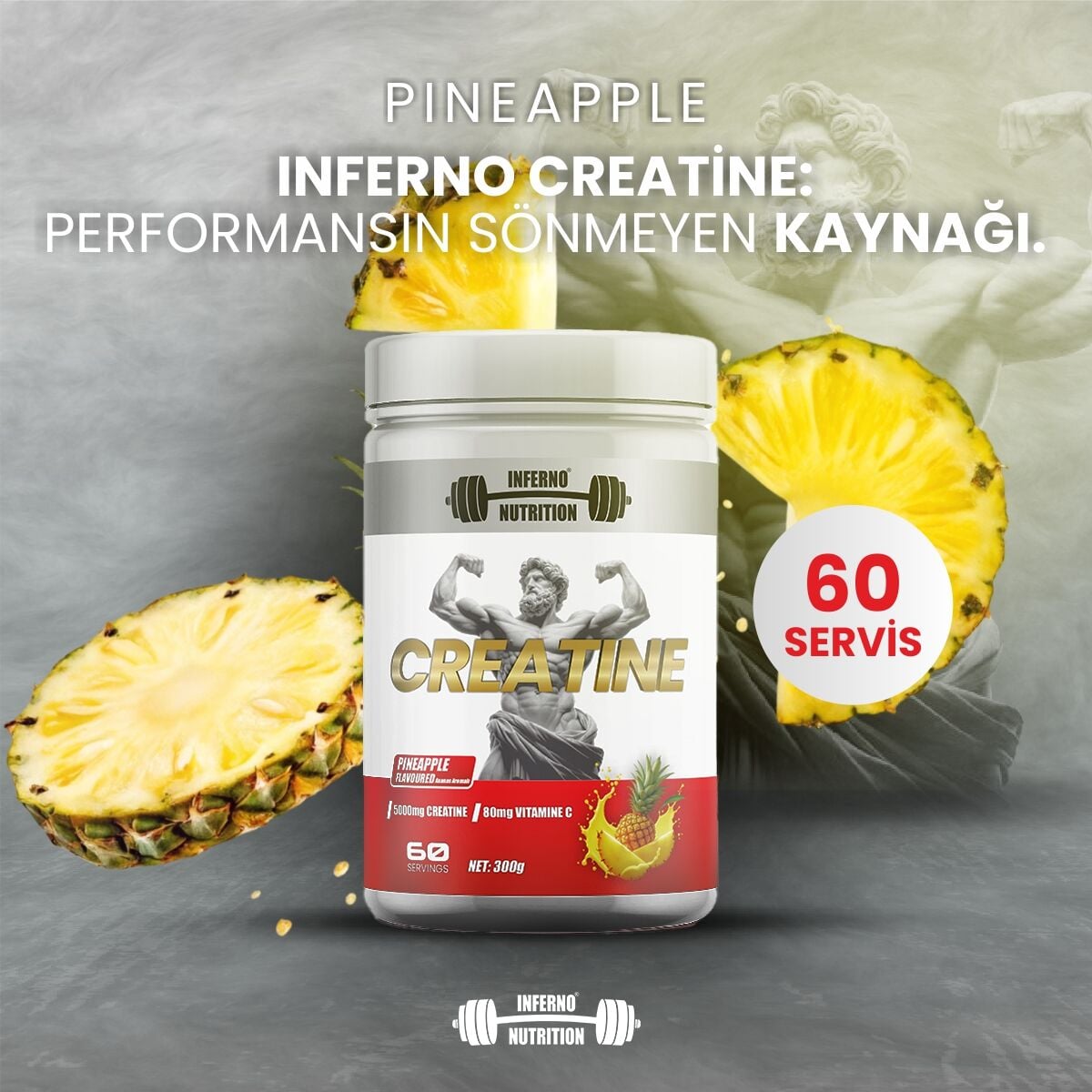 ÖZEL SERİ INFERNONUTRITION ANANAS CREATİNE (60 SERVİS)