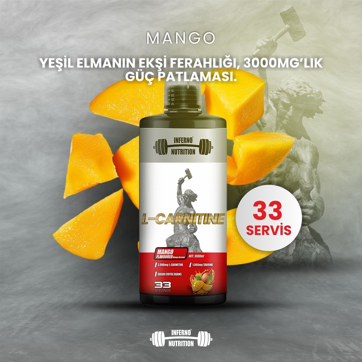 ÖZEL SERİ INFERNONUTRITION MANGO L-CARNITINE (33 SERVİS )