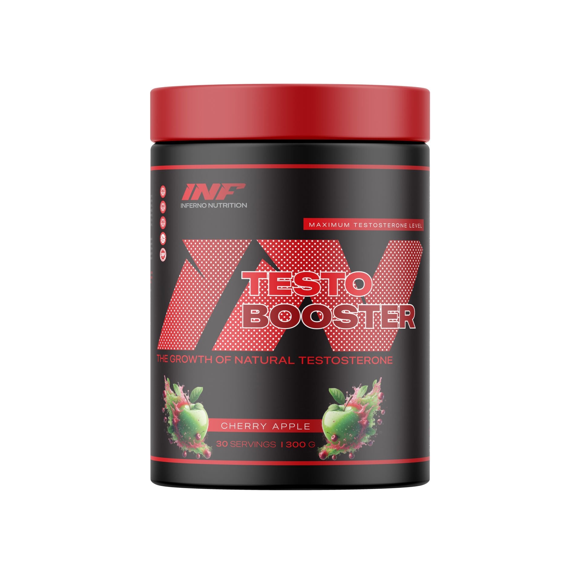 INF TESTO BOOSTER ( CHERRY APPLE ) 30 SERVINGS