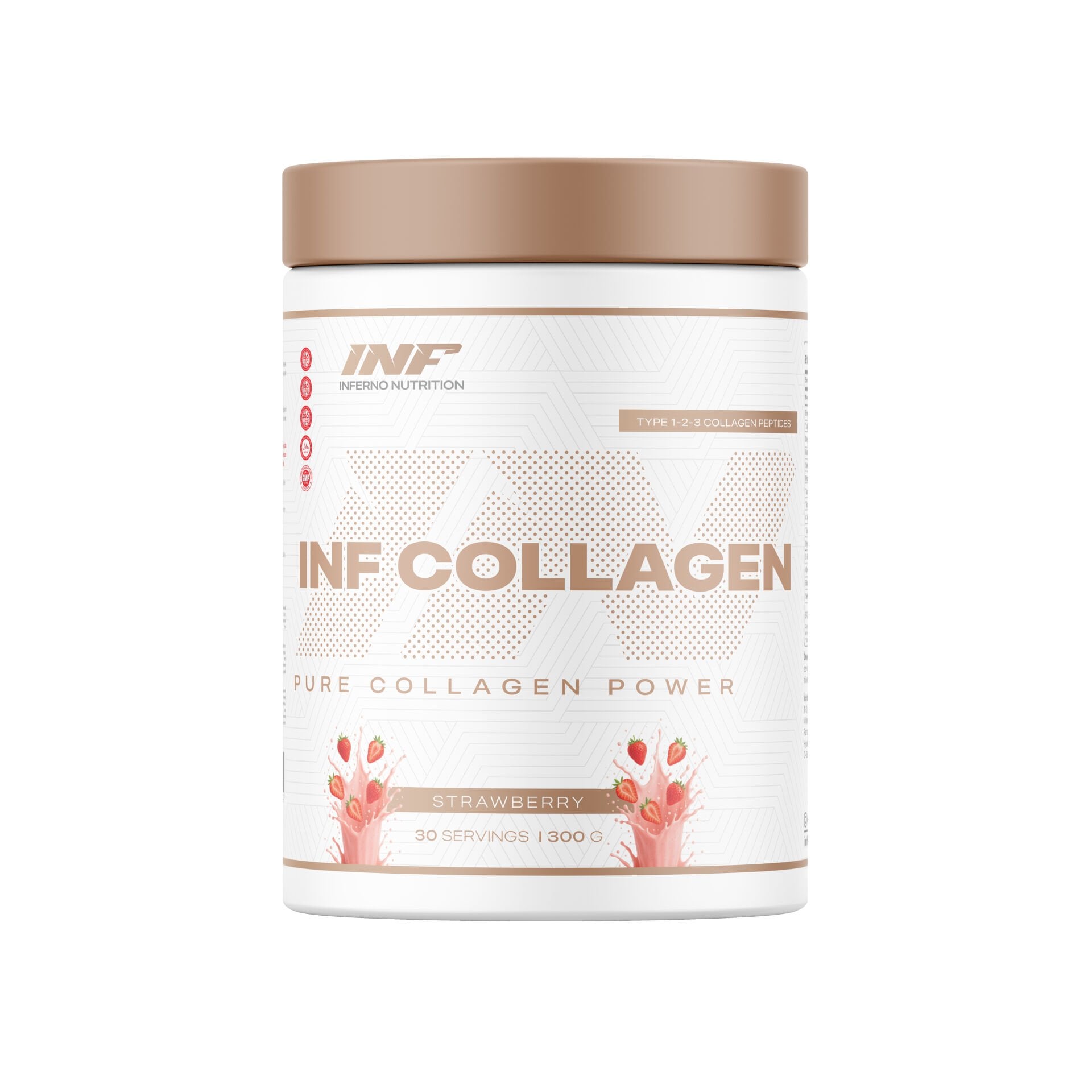 INF COLLAGEN STRAWBERRY ( 30 SERVINGS ) 300 GR