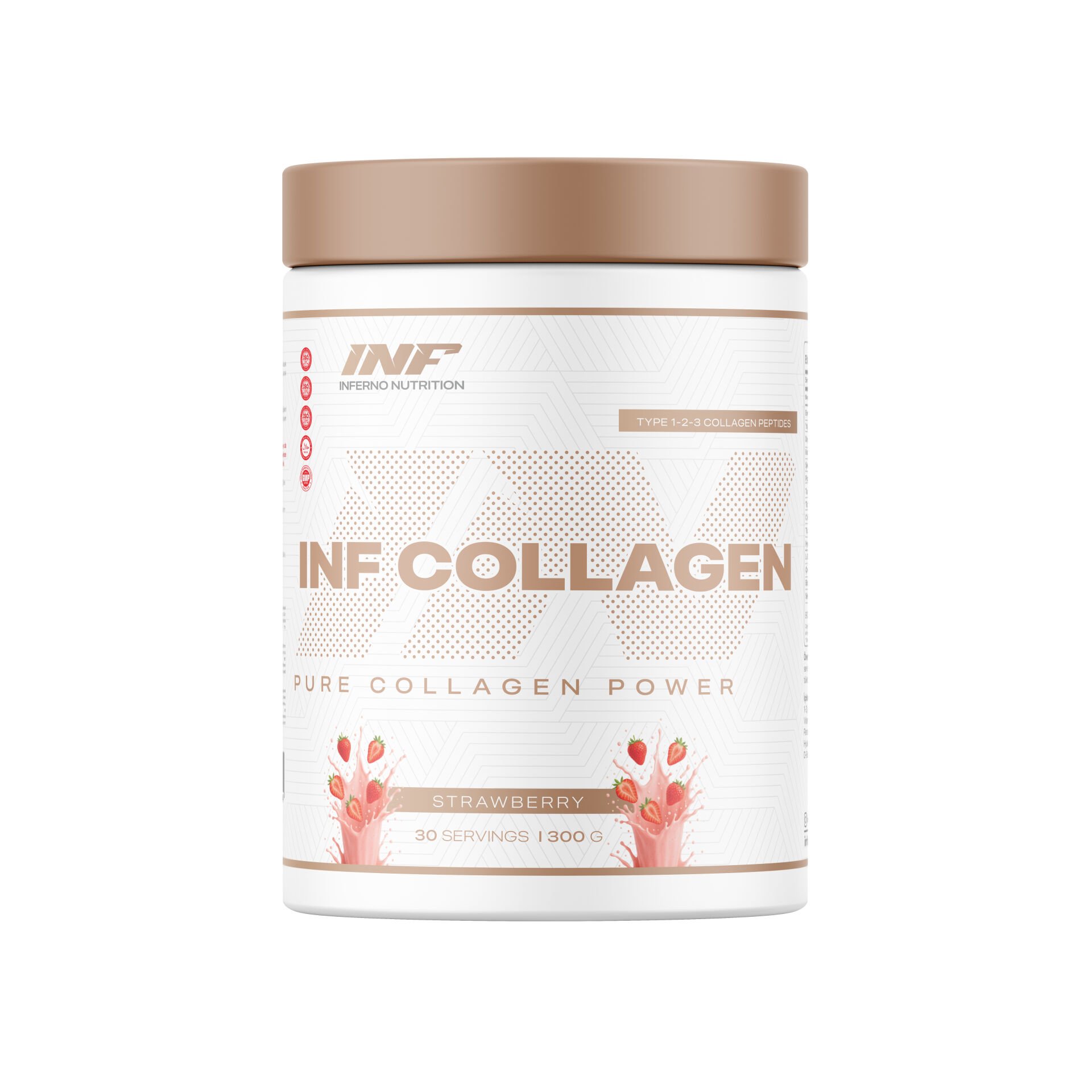 INF COLLAGEN STRAWBERRY ( 30 SERVINGS ) 300 GR