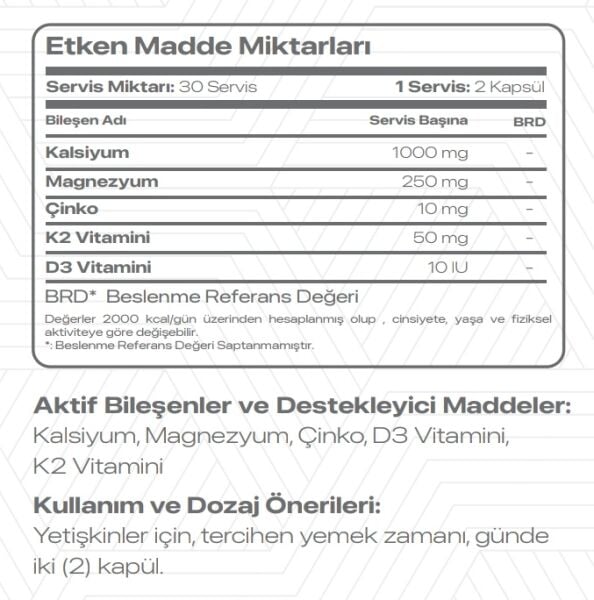 INF ZMA+ ( 60 CAPSULES ) 30 SERVİNGS