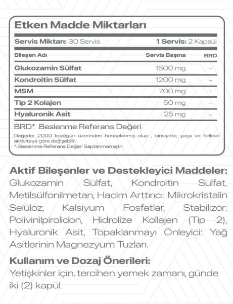 INF GLUCOSAMINE ( 60 CAPSULES ) 30 SERVINGS