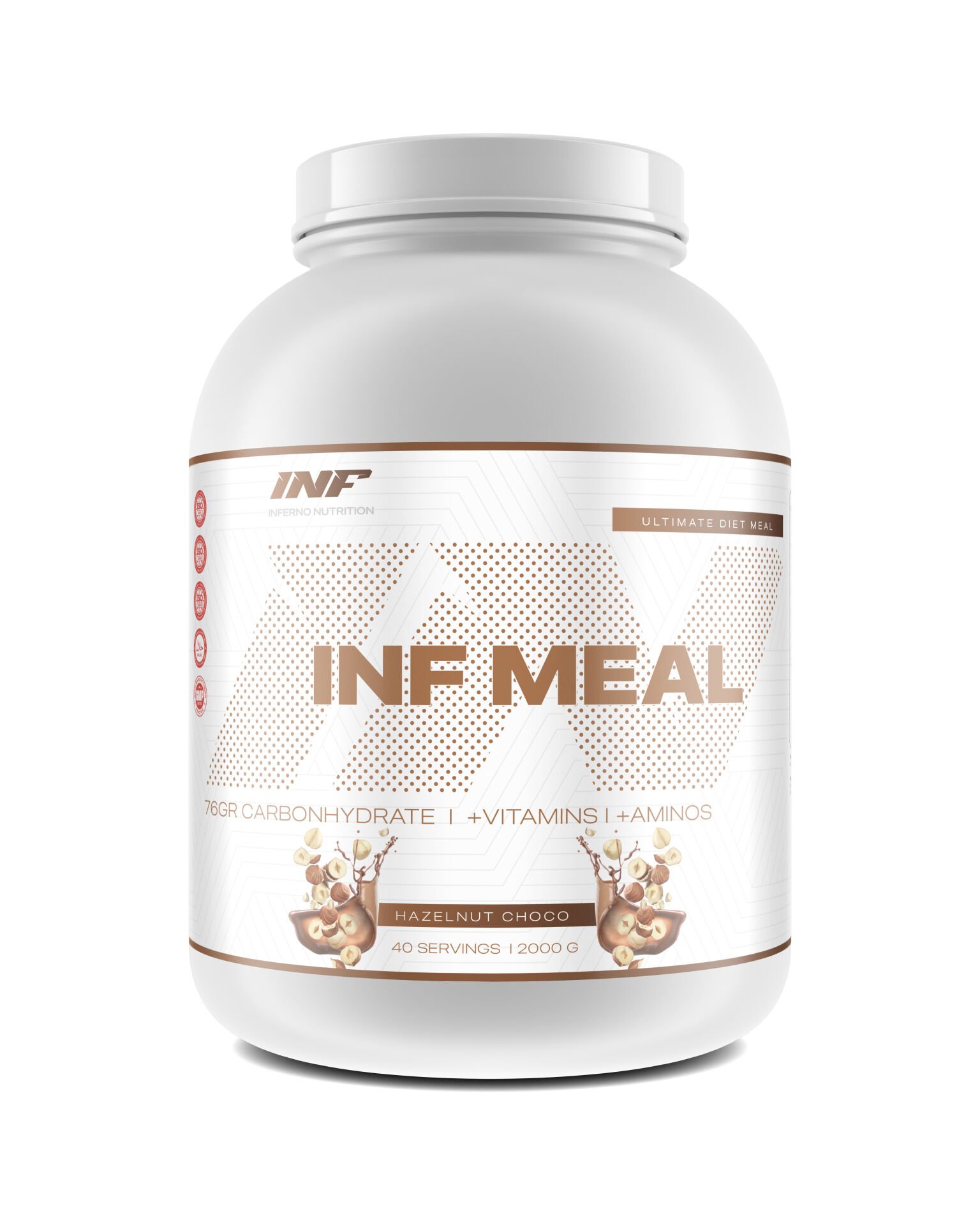 INF MEAL HAZELNUT CHOCO ( 40 SERVINGS ) 2000 GR