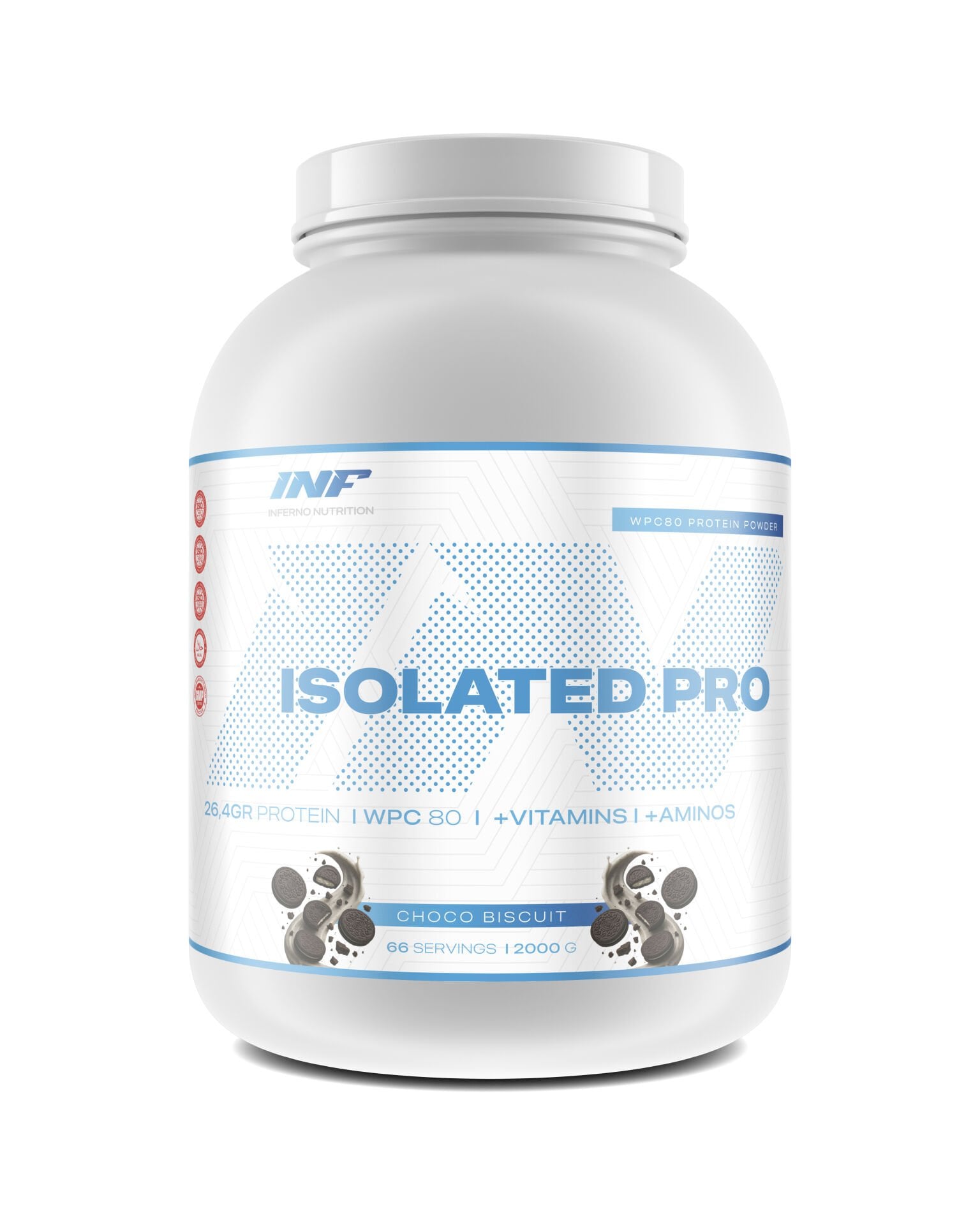 INF ISOLATED PRO ( CHOCO BISCUIT OREO  ) 66 SERVINGS