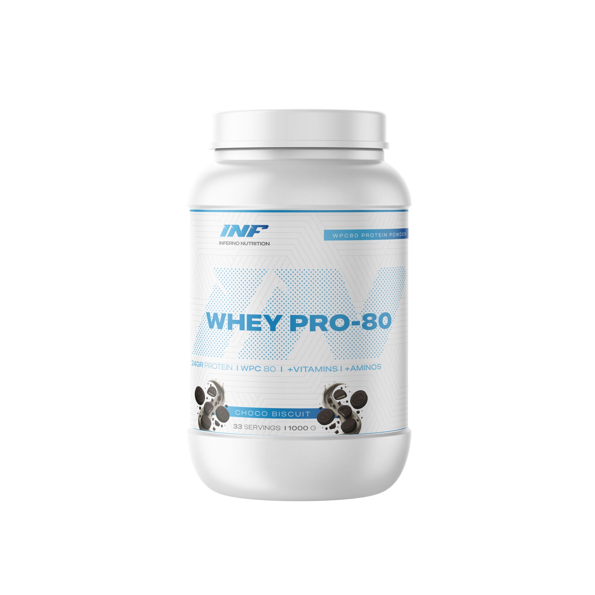 INF WHEY PRO - 80 ( CHOCO BISCUIT ) 33 SERVINGS