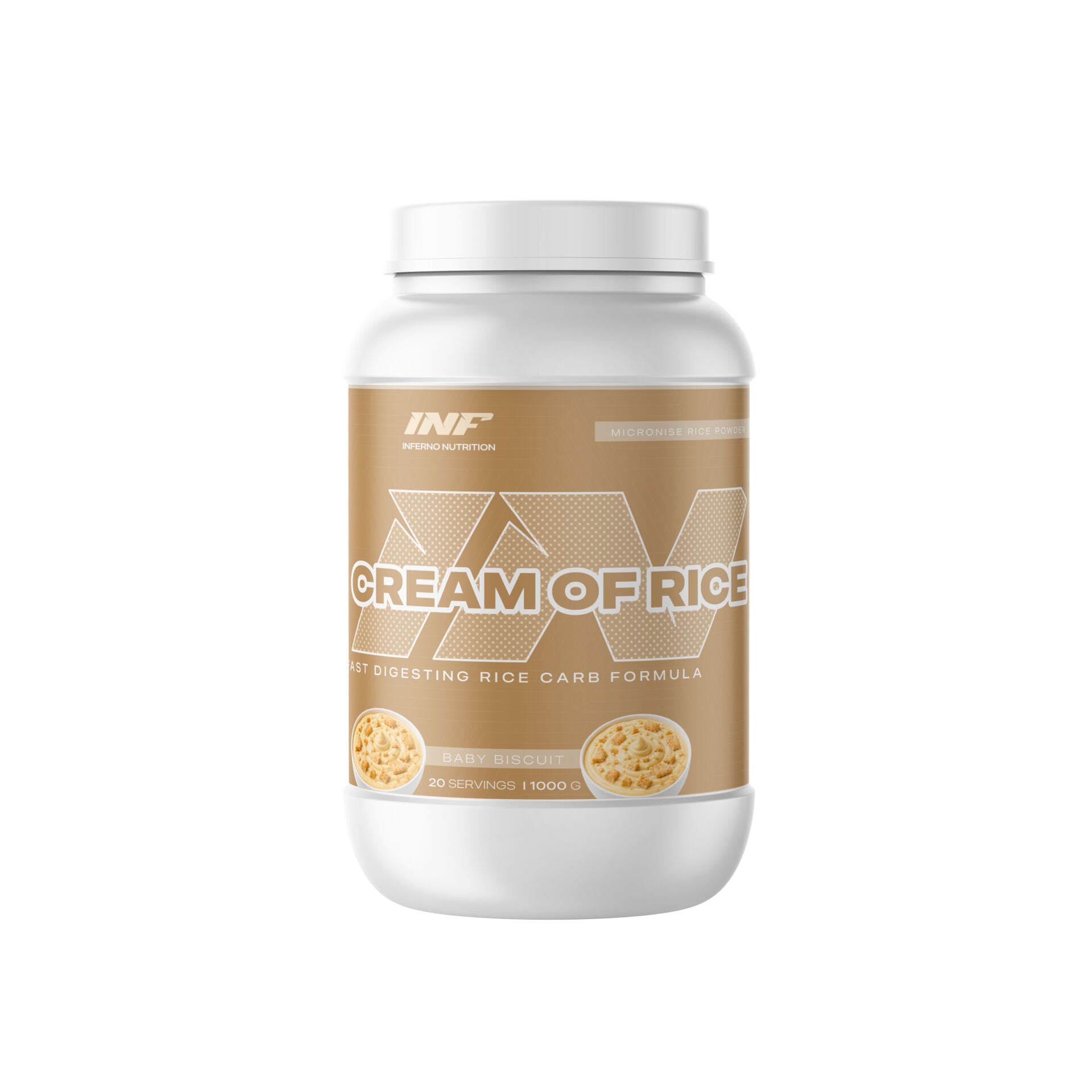 INF CREAM OF RICE ( BABY BISCUIT ) 20 SERVINGS